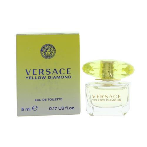 Versace Yellow Diamond Perfume By Versace 0.17 Oz Eau De Toilette Splash For Women In Mini