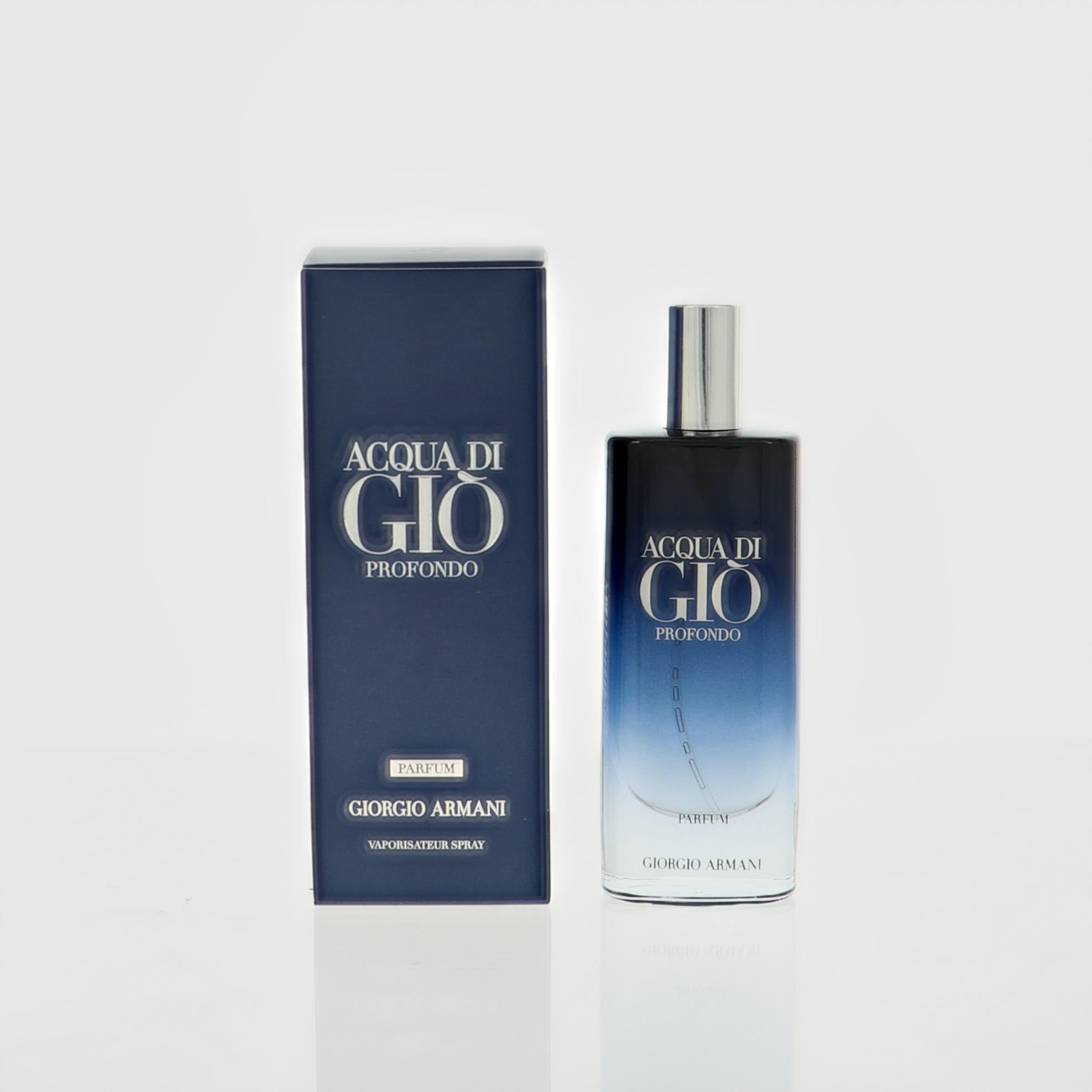 Acqua Di Gio Profondo Cologne By Giorgio Armani 0.5 Oz Parfum Spray For Men In Mini