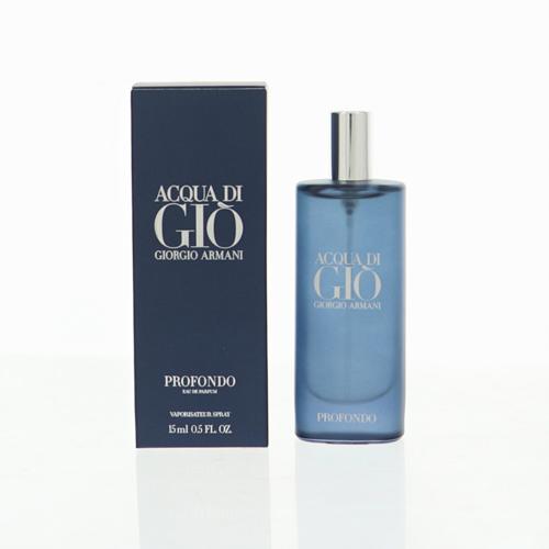 Acqua Di Gio Profondo Cologne By Giorgio Armani 0.5 Oz Eau De Parfum Spray For Men In Mini