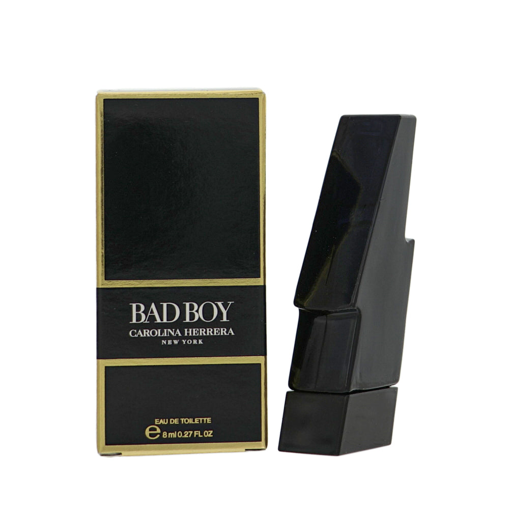 Bad Boy Cologne By Carolina Herrera 0.27 Oz Eau De Toilette Slash For Men In Mini
