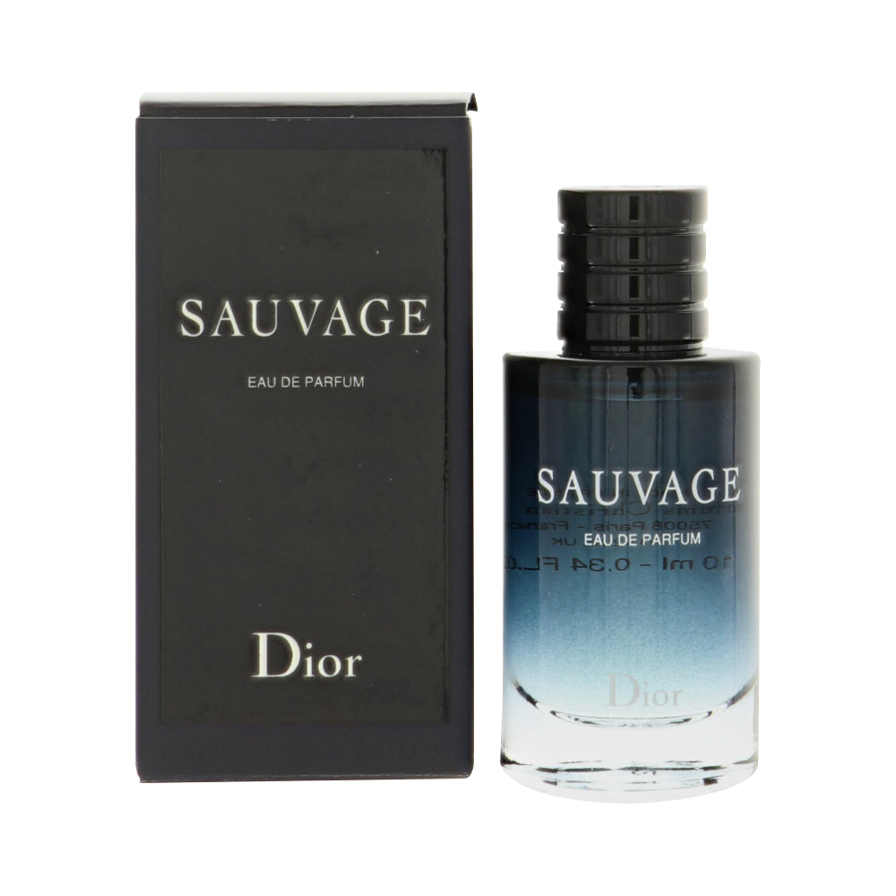 Dior Sauvage Cologne By Christian Dior 0.34 Oz Eau De Parfum Spray For Men In Mini