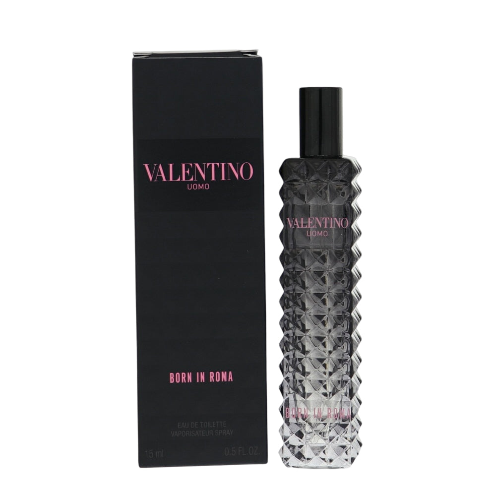 Valentino Uomo Born In Roma Cologne By Valentino 0.5 Oz Eau De Toilette Spray For Men In Mini