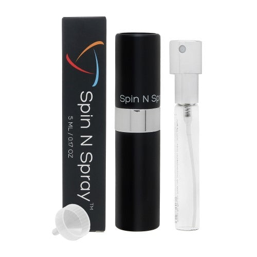 Black Atomizer by Spin N Spray 0.17 oz Spray for Unisex - Perfumes4All