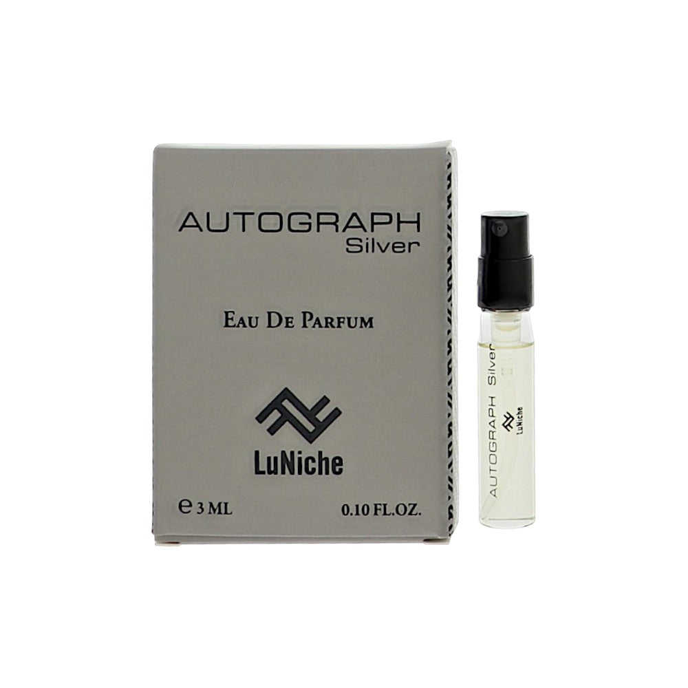 Autograph Silver by Luniche 0.1 oz Eau De Parfum Spray for Men - Perfumes4All