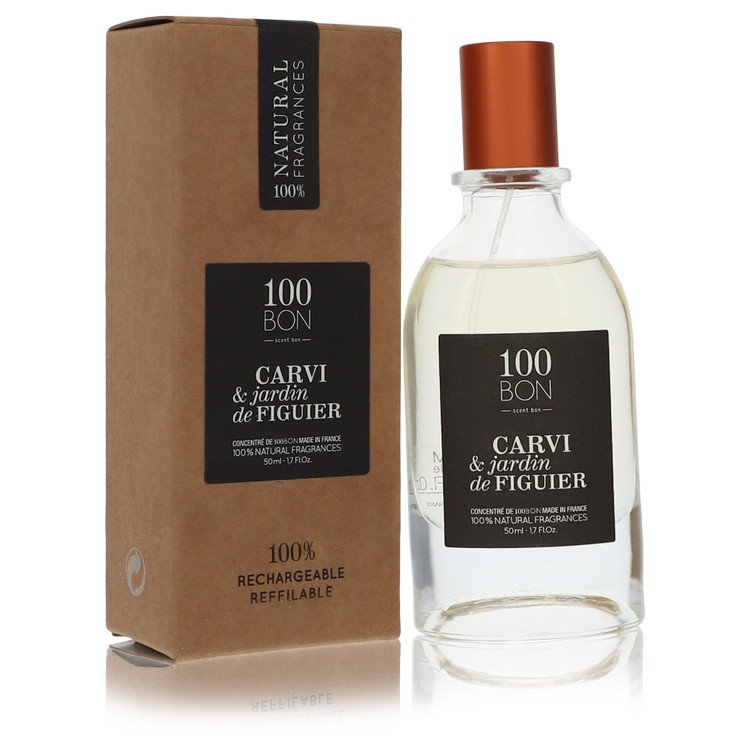 100 Bon Carvi & Jardin De Figuier Cologne by 100 Bon Concentree De Parfum Spray (Unisex Refillable) 1.7 oz for Men - Authentic Fragrance - Discount Men Perfume or Cologne Fragrance