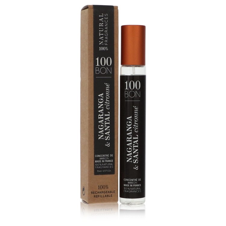 100 Bon Nagaranga & Santal Citronne Cologne by 100 Bon Mini Concentree De Parfum (Unisex Refillable) .5 oz for Men - Authentic Fragrance - Discount Men Perfume or Cologne Fragrance