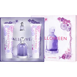 Jesus Del Pozo Halloween 4 Pc Set Eau De Toilette Spray 3.4, B/L 5.0, S/G 5.0, Mini 0.15 Oz Perfume