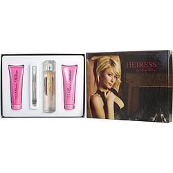 Paris Hilton Paris Hilton Heiress 4 Pc Set Eau De Parfum Spray 3.4, Bl 3.0, Sg 3.0, Spray 0.34 Oz Perfume