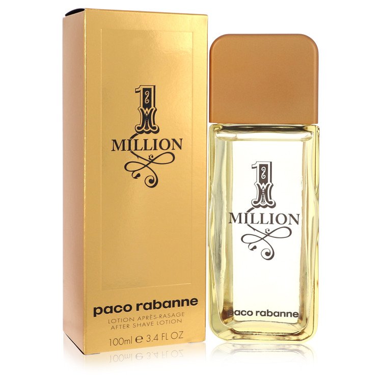 1 Million Cologne by Paco Rabanne After Shave Lotion 3.4 oz for Men - Authentic Fragrance - Discount Men Perfume or Cologne Fragrance