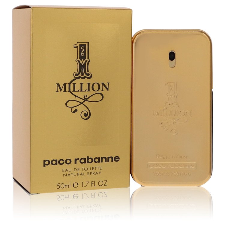 1 Million Cologne by Paco Rabanne Eau De Toilette Spray 1.7 oz for Men - Authentic Fragrance - Discount Men Perfume or Cologne Fragrance