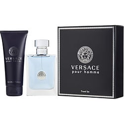 Versace Pour Homme 2Pc Set 3.4 Oz  Spray / 3.4 Oz Sgel For Men Cologne
