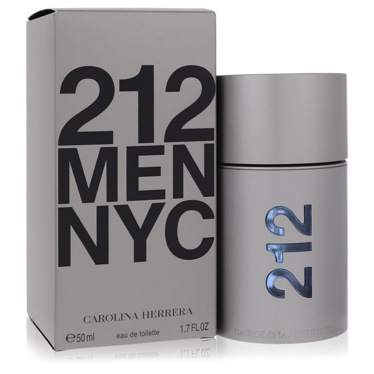 212 Cologne by Carolina Herrera Eau De Toilette Spray (New Packaging) 1.7 oz for Men - Authentic Fragrance - Discount Men Perfume or Cologne Fragrance