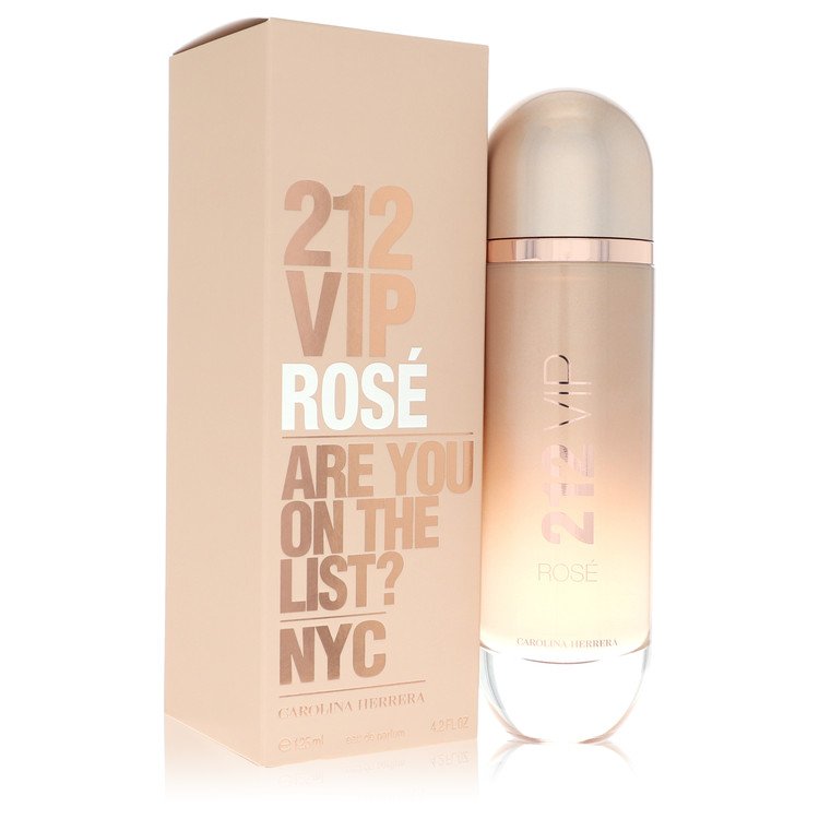 212 Vip Rose Perfume By Carolina Herrera 4.2 Oz Eau De Parfum Spray For Women In Box