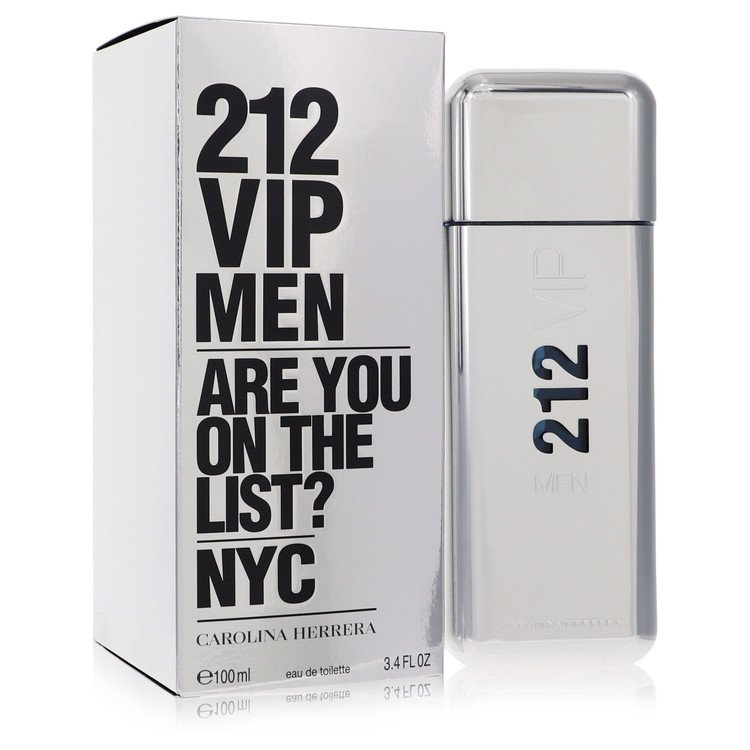 212 Vip Cologne by Carolina Herrera Eau De Toilette Spray 3.4 oz for Men - Authentic Fragrance - Discount Men Perfume or Cologne Fragrance