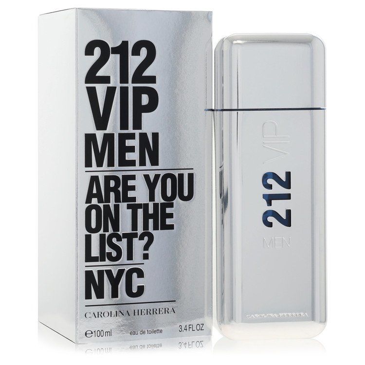 212 Vip by Carolina Herrera 3.4 oz Eau De Toilette Spray for Men - Perfumes4All