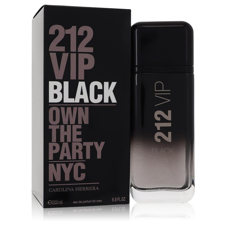 212 VIP Black Cologne by Carolina Herrera Eau De Parfum Spray 6.8 oz for Men - Authentic Fragrance - Discount Men Perfume or Cologne Fragrance