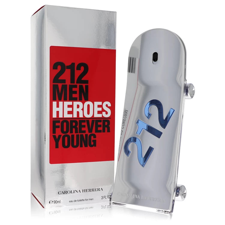 212 Heroes Forever Young by Carolina Herrera 3 oz Eau De Toilette - Perfumes4All