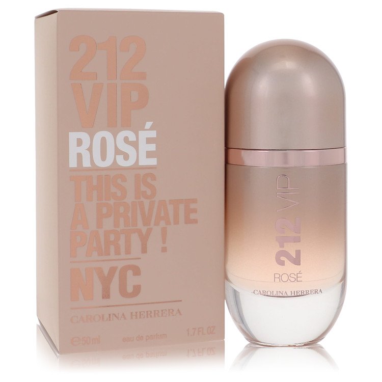 212 Vip Rose Perfume By Carolina Herrera 1.7 Oz Eau De Parfum Spray For Women In Box