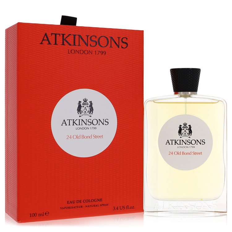 24 Old Bond Street Cologne by Atkinsons Eau De Cologne Spray 3.3 oz for Men - Authentic Fragrance - Discount Men Perfume or Cologne Fragrance