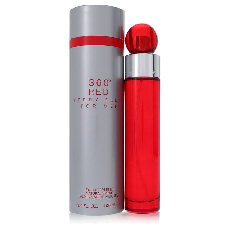 Perry Ellis 360 Red Cologne by Perry Ellis Eau De Toilette Spray 3.4 oz for Men - Authentic Fragrance - Discount Men Perfume or Cologne Fragrance