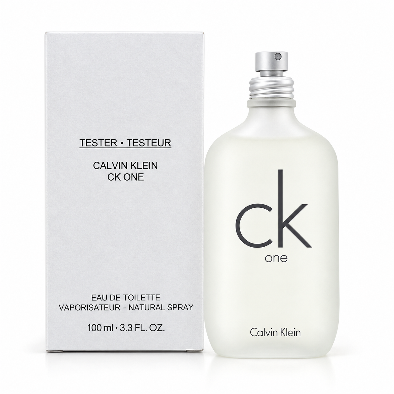 Ck One by Calvin Klein 3.4 Oz Eau De Toilette Spray for Unisex Tester - Main [Drive:1YF8UnJJ3_nMuSScXl978me22tkq2k__i]