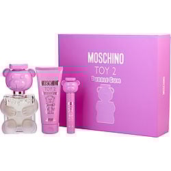 Moschino Moschino Toy 2 Bubble Gum 3 Pc Set Eau De Toilette Spray 3.4, Bl 3.4, Spray 0.3 Oz Perfume