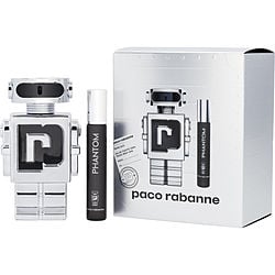 Paco Rabanne Phantom 2Pcset 3.4 Oz  Spray / 20Ml  Spray For Men Cologne