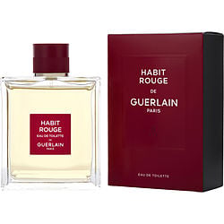 Habit Rouge by Guerlain 5 oz Eau De Toilette Spray for Men - Perfumes4All