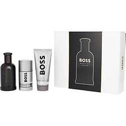 Hugo Boss Boss Bottled 3 Pc Set Parfum 3.4, Sg 3.4, Deo Stick 2.5 Oz Cologne