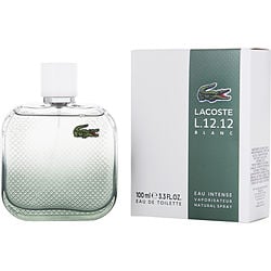 Lacoste Eau De Lacoste Blanc L.12.12 Oz Eau Intense 3.4 Oz  Spray For Men Cologne
