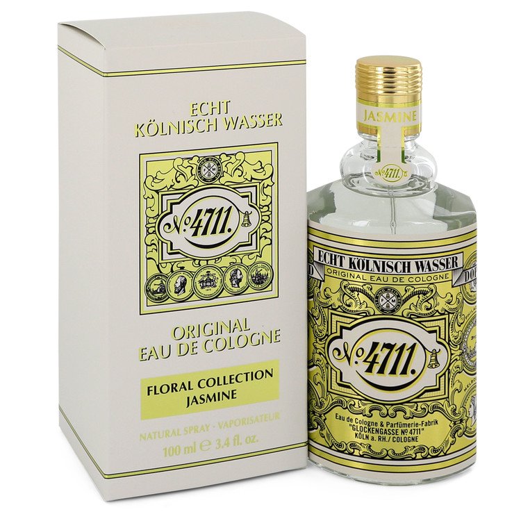 4711 Floral Collection Jasmine Cologne by 4711 Eau De Cologne Spray (Unisex) 3.4 oz for Men - Authentic Fragrance - Discount Men Perfume or Cologne Fragrance