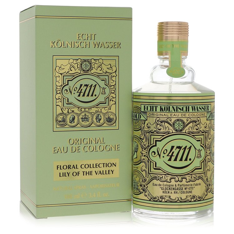 4711 Floral Collection Lily of the Valley Cologne by 4711 Eau De Cologne Spray (Unisex) 3.4 oz for Men - Authentic Fragrance - Discount Men Perfume or Cologne Fragrance