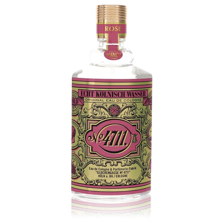 4711 Floral Collection Rose Cologne by 4711 Eau De Cologne Spray (Unisex Tester) 3.4 oz for Men - Authentic Fragrance - Discount Men Perfume or Cologne Fragrance