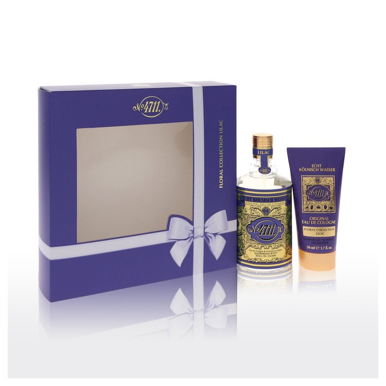 4711 Lilac Cologne by 4711 Gift Set (Unisex) -- 3.4 oz Eau De Cologne Spray + 1.7 oz Shower Gel for Men - Authentic Fragrance - Discount Men Perfume or Cologne Fragrance