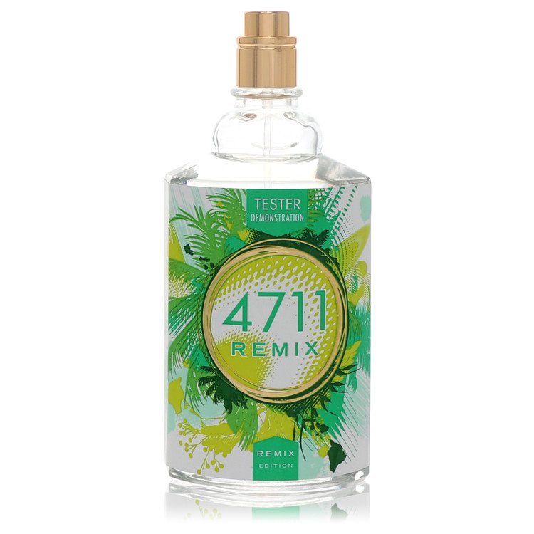 4711 Remix Green Oasis Cologne by 4711 Eau De Cologne Spray (Unisex Tester) 3.4 oz for Men - Authentic Fragrance - Discount Men Perfume or Cologne Fragrance