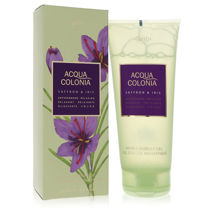 4711 Acqua Colonia Saffron & Iris Perfume by 4711 Shower Gel 6.8 oz for Women - Authentic Fragrance - Discount Women Perfume or Cologne Fragrance