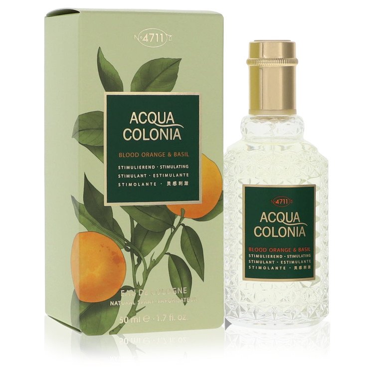 4711 Acqua Colonia Blood Orange & Basil Perfume by 4711 Eau De Cologne Spray (Unisex) 1.7 oz for Women - Authentic Fragrance - Discount Women Perfume or Cologne Fragrance