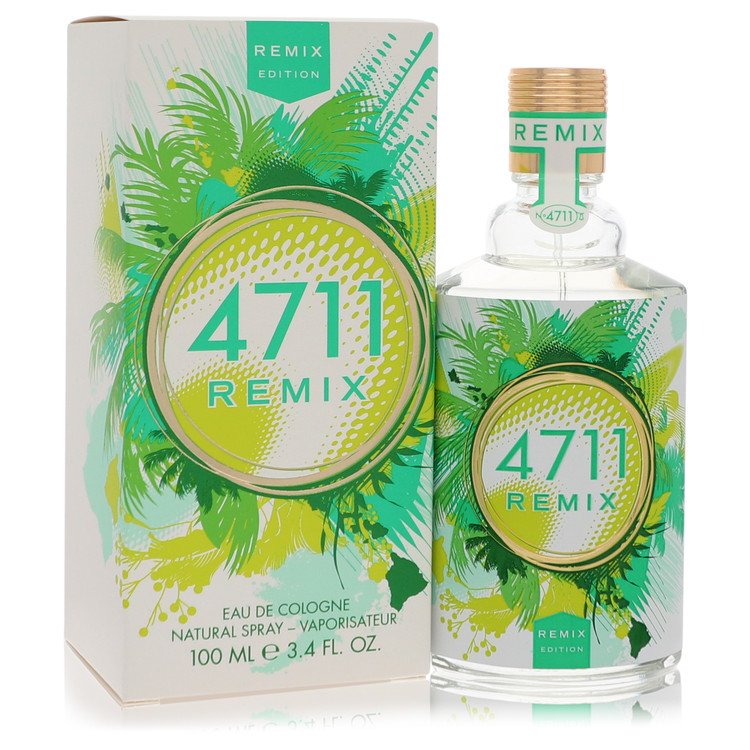 4711 Remix Green Oasis Cologne by 4711 Eau De Cologne Spray (Unisex) 3.4 oz for Men - Authentic Fragrance - Discount Men Perfume or Cologne Fragrance