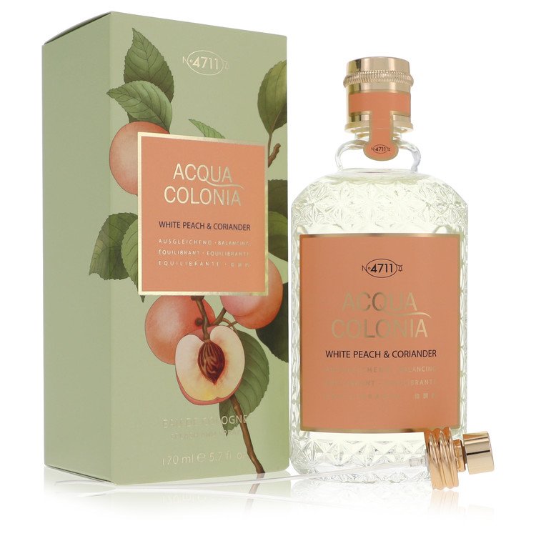 4711 Acqua Colonia White Peach & Coriander Perfume by 4711 Eau De Cologne Spray (Unisex) 5.7 oz for Women - Authentic Fragrance - Discount Women Perfume or Cologne Fragrance