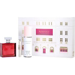 Ralph Lauren Rl Romance Intense 3 Pc Set Eau De Parfum Spray 3.4, Bl 5.1, Spray 0.33 Oz Perfume