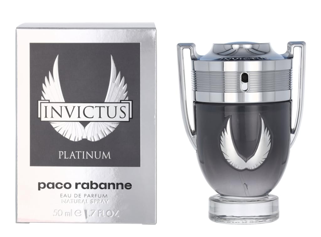 Invictus Platinum by Paco Rabanne 1.7 oz Eau De Parfum Spray for Men - Perfumes4All