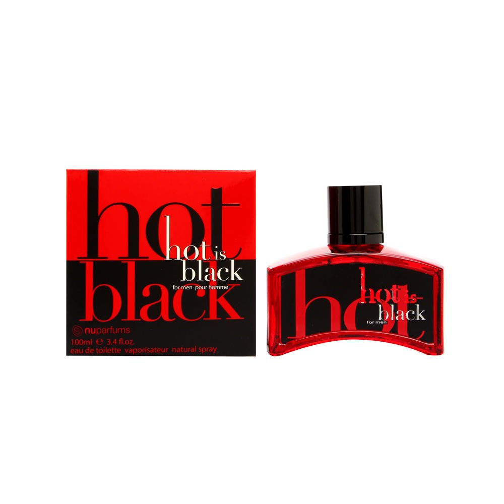 Hot Is Black by Nuparfums 3.4 oz Eau De Toilette Spray for Men - Perfumes4All