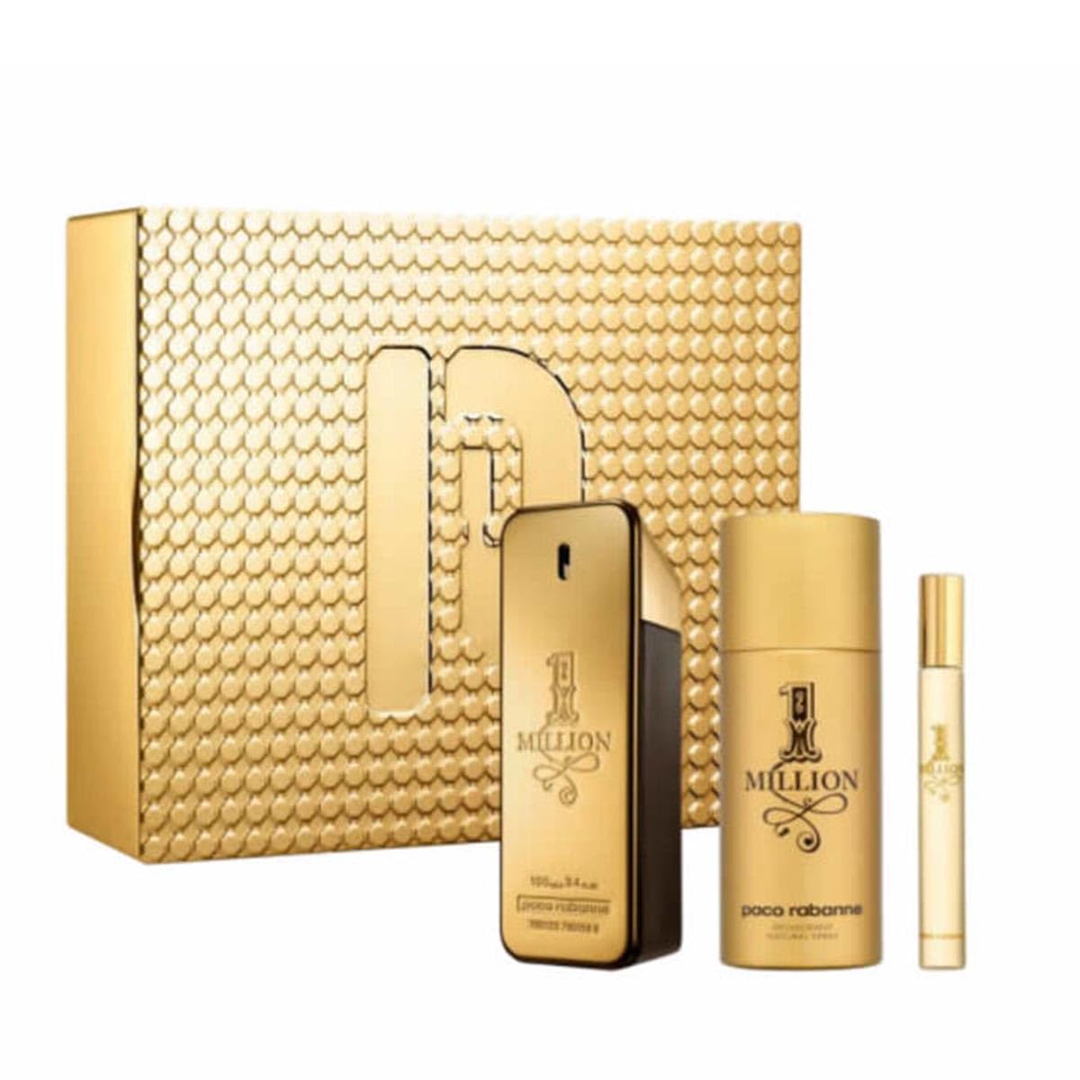 1 Million Travel Set by Paco Rabanne 3.4 oz Eau De Toilette Spray for - Perfumes4All