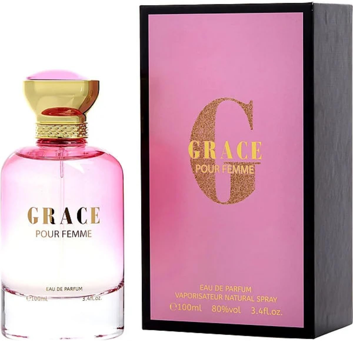 Grace Pour Femme by Bahara 3.4 oz Eau De Parfum Spray for Women - Perfumes4All