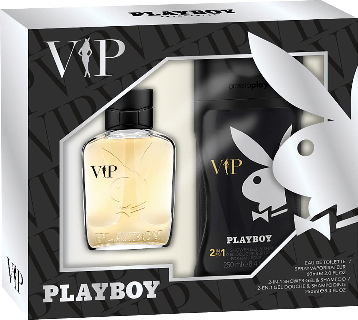 Playboy Vip Gift Set 2 Pcs by Coty Spray for Men - Perfumes4All