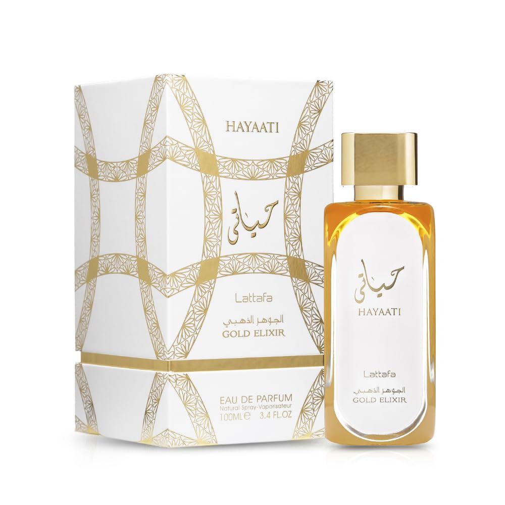 Hayaati Gold Elixir by Lattafa 3.4 oz Eau De Parfum Spray for Unisex