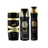 Asad 3 Pc Gift Set by Lattafa Spray for Men