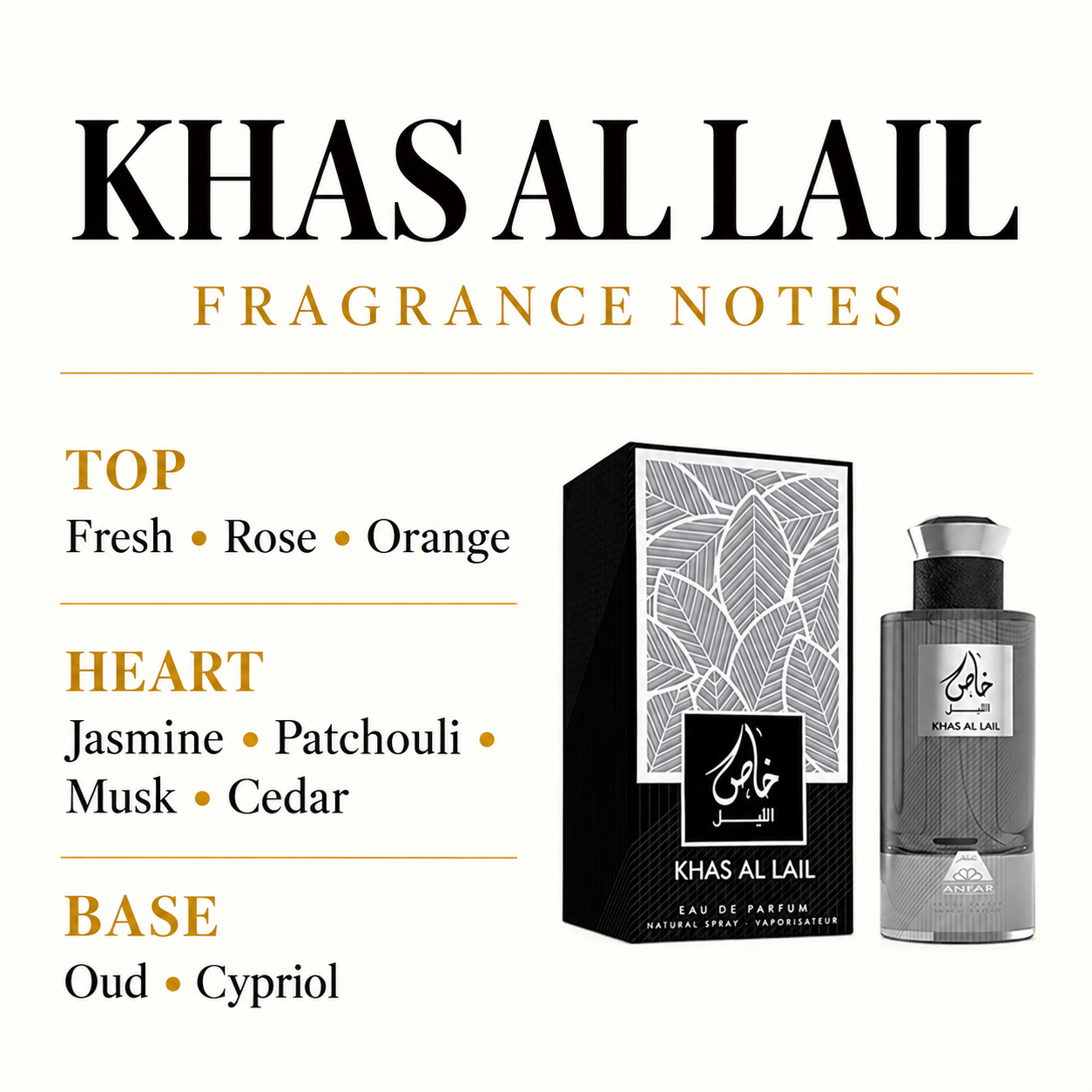 Khas Al Lail by Anfar - fragrance notes