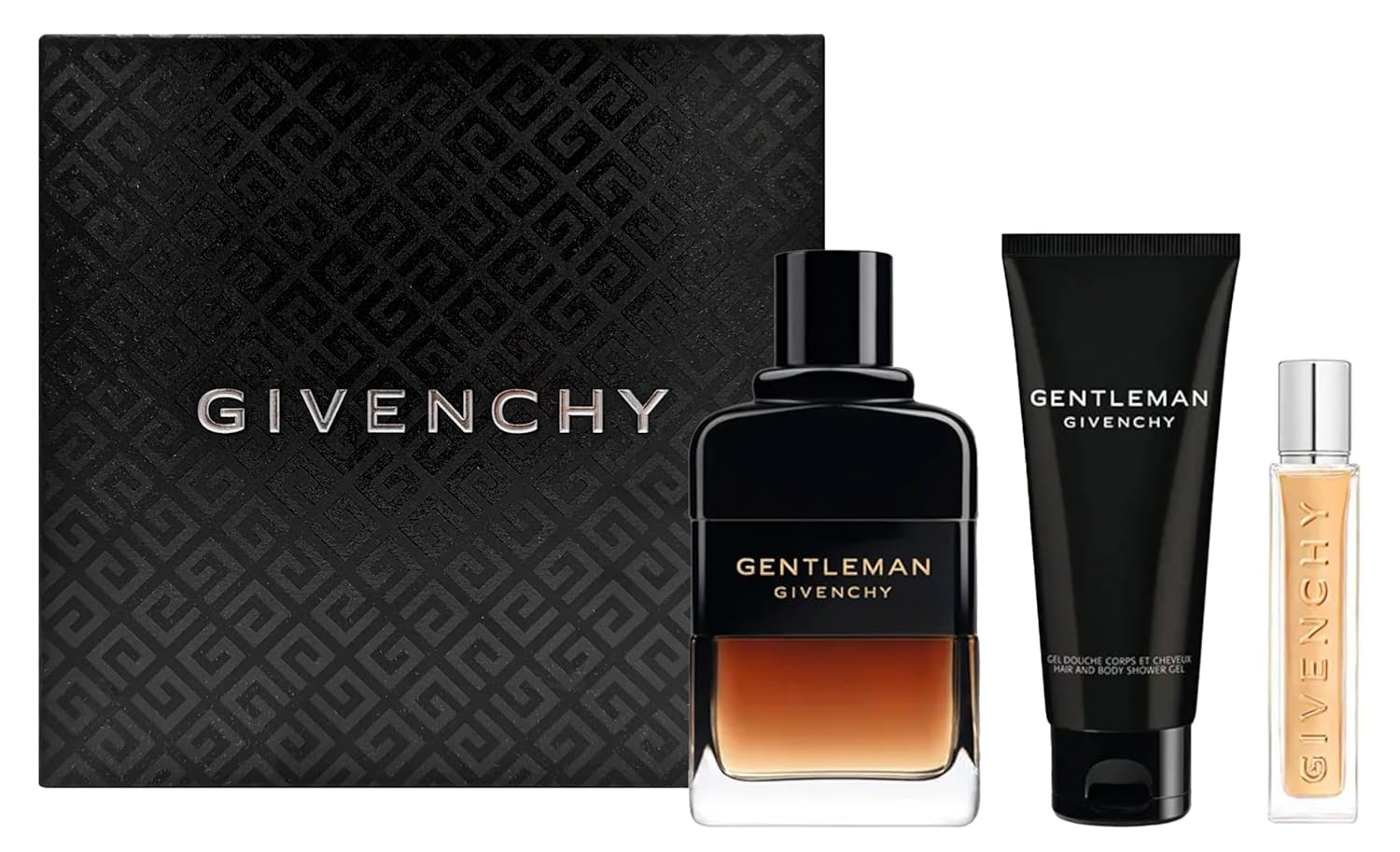 Gentleman Privee Resevee Gift Set 3 Pcs by Givenchy Spray for Men - Perfumes4All