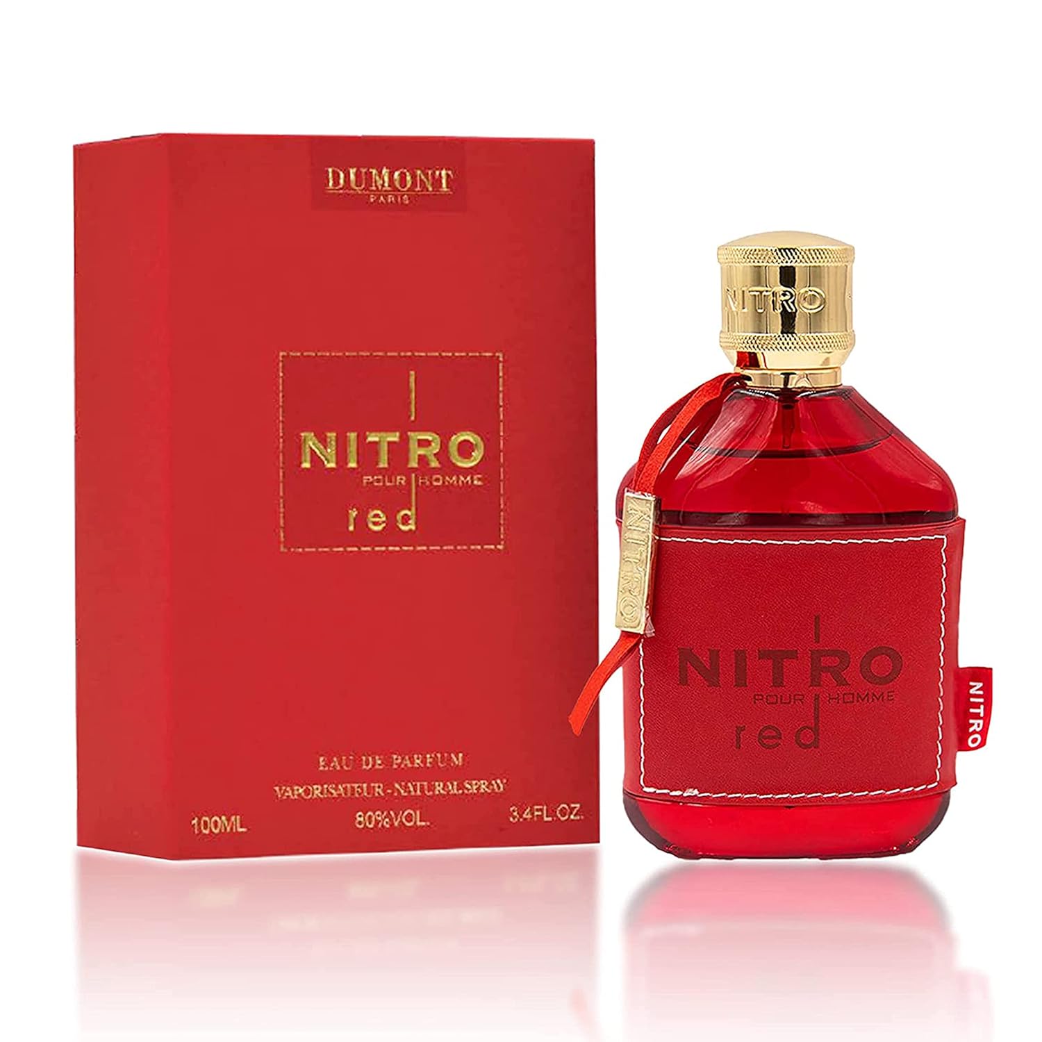 Nitro Red By Dumont 3.4 oz Eau De Parfum Spray for Men